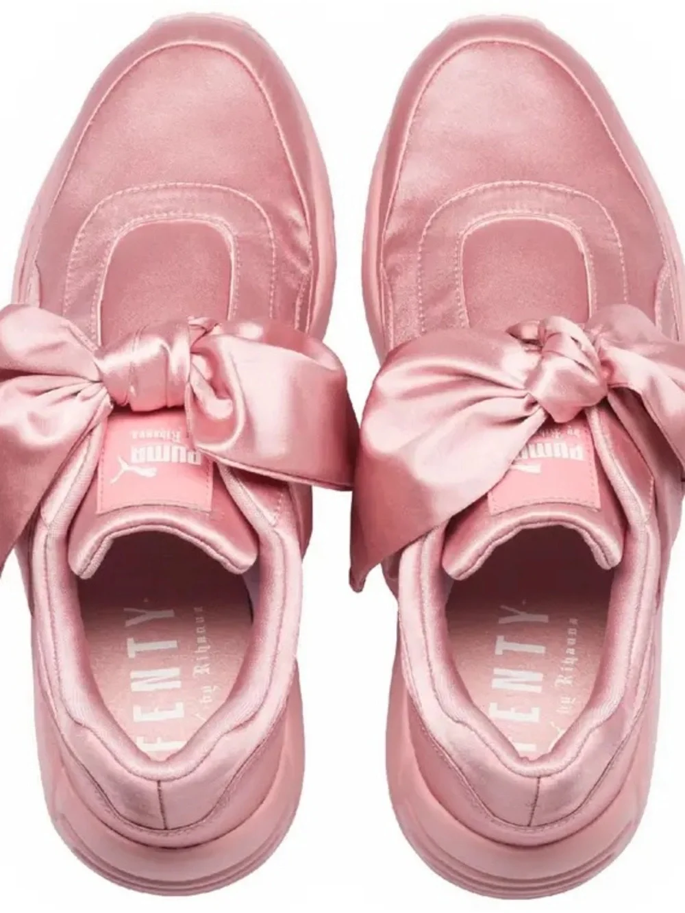 FENTY x PUMA Rihanna Bow Satin Sneakers Pink 6.5